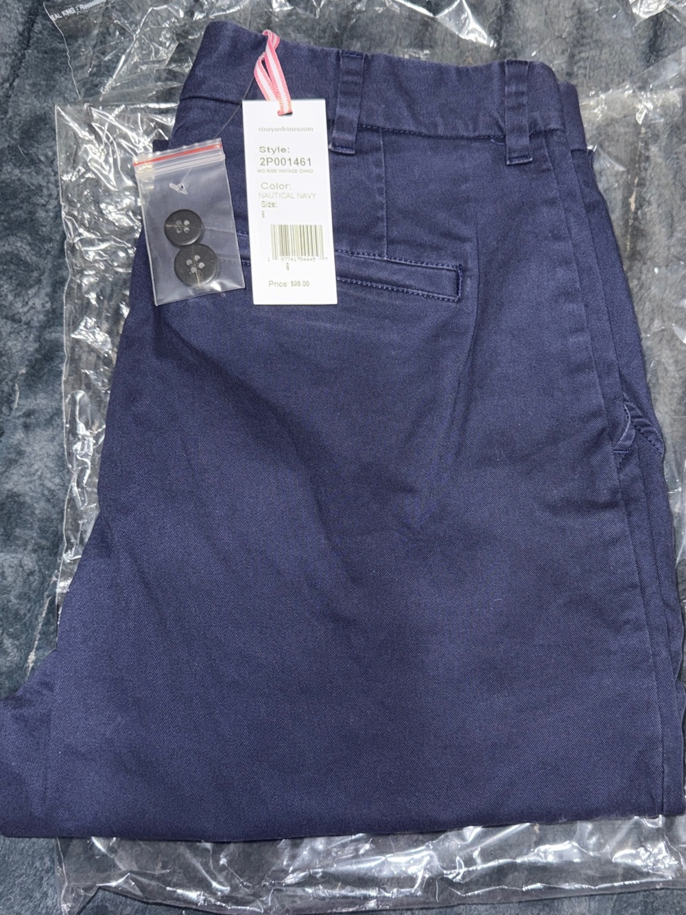 vineyard vines Women's Mid-Rise Vintage Chinos